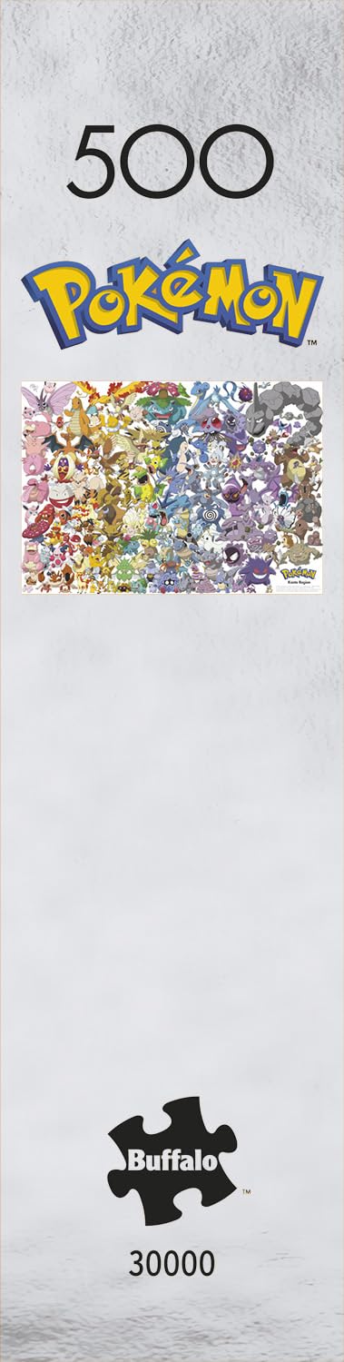 Buffalo Games - Pokémon Kanto 151-500 Piece Jigsaw Puzzle for Adults