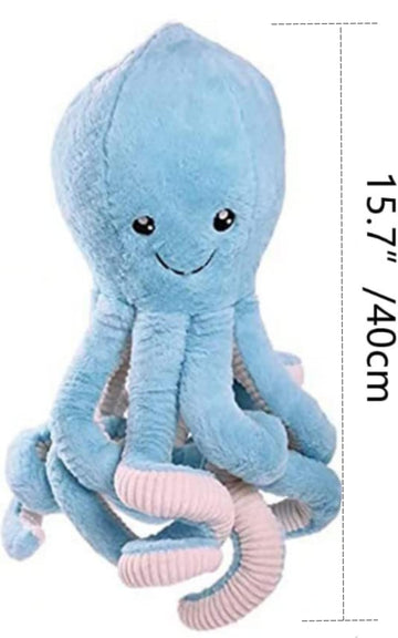 OPHRBU Octopus Plush Toys, Soft Octopus Toys, Best Gift for Birthday, Party, Christmas. 1 Piece (15.7inch, Purple)