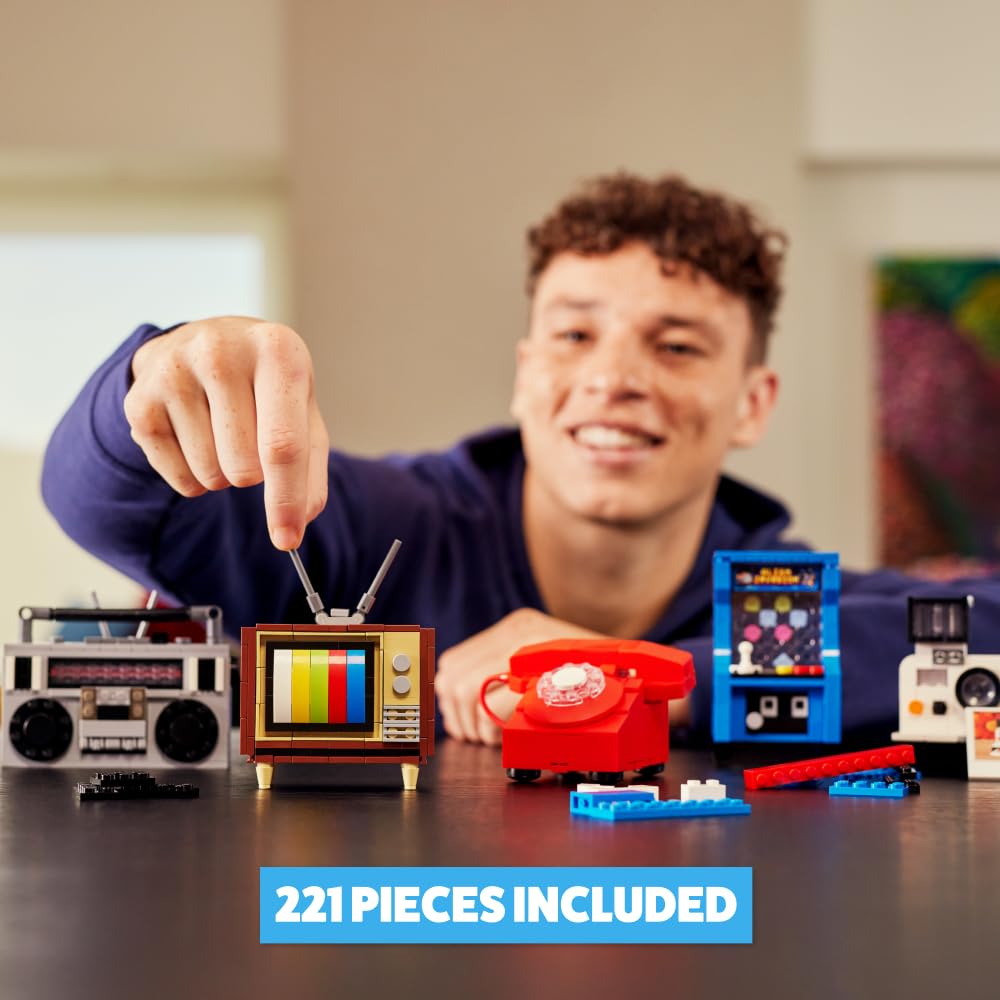 MAX Premium Retro Building Bricks Collection (Classic Computer) by ZURU, Building Bricks for Teens, Adults and Collectors. Build, Collect and Display