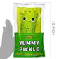 Kidrobot Yummy World Crunchy Pickle in a Bag 10 Inch Interactive Plush