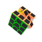 AHYUAN 3x3 Speed Cube Black Magic Cube Carbon Fibre Stickers Problem-Solving Brain Teaser Cube Toys Game Color-Matching Puzzle Fidget Toy Sensory