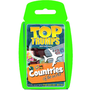 Top Trumps Card Game Countries of The World - Family Games for Kids and Adults - Learning Games - Kids Card Games for 2 Players and More - Kid War