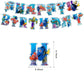 Finding Nemo Birthday Decorations Include Happy Birthday Banner, Cake Topper and Cupcake Toppers, Balloons for Kids Party Supplies