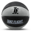 A Plus Collectibles TAKE Flight Basketball, Advanced Grip HIGH Performance, Official Basketball (Black/Grey, Junior (Size 3))