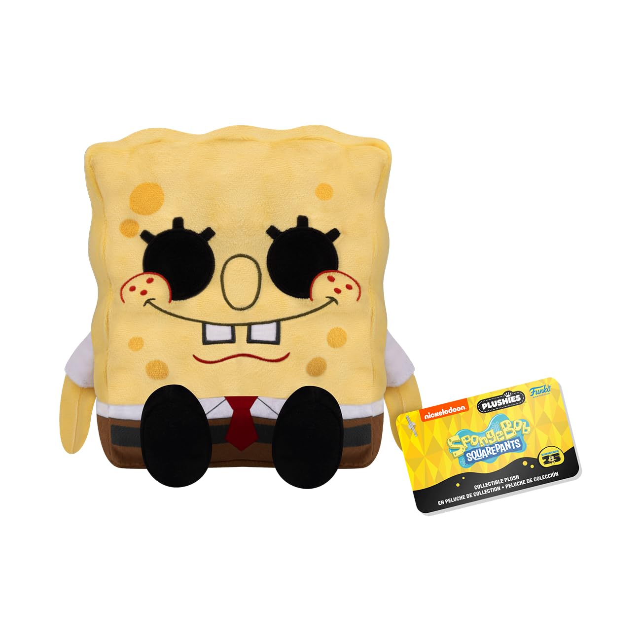 Funko POP! Plush: Spongebob Squarepants 25th Anniversary - Spongebob Squarepants - Collectable Soft Plush - Birthday Gift Idea - Official Merchandise