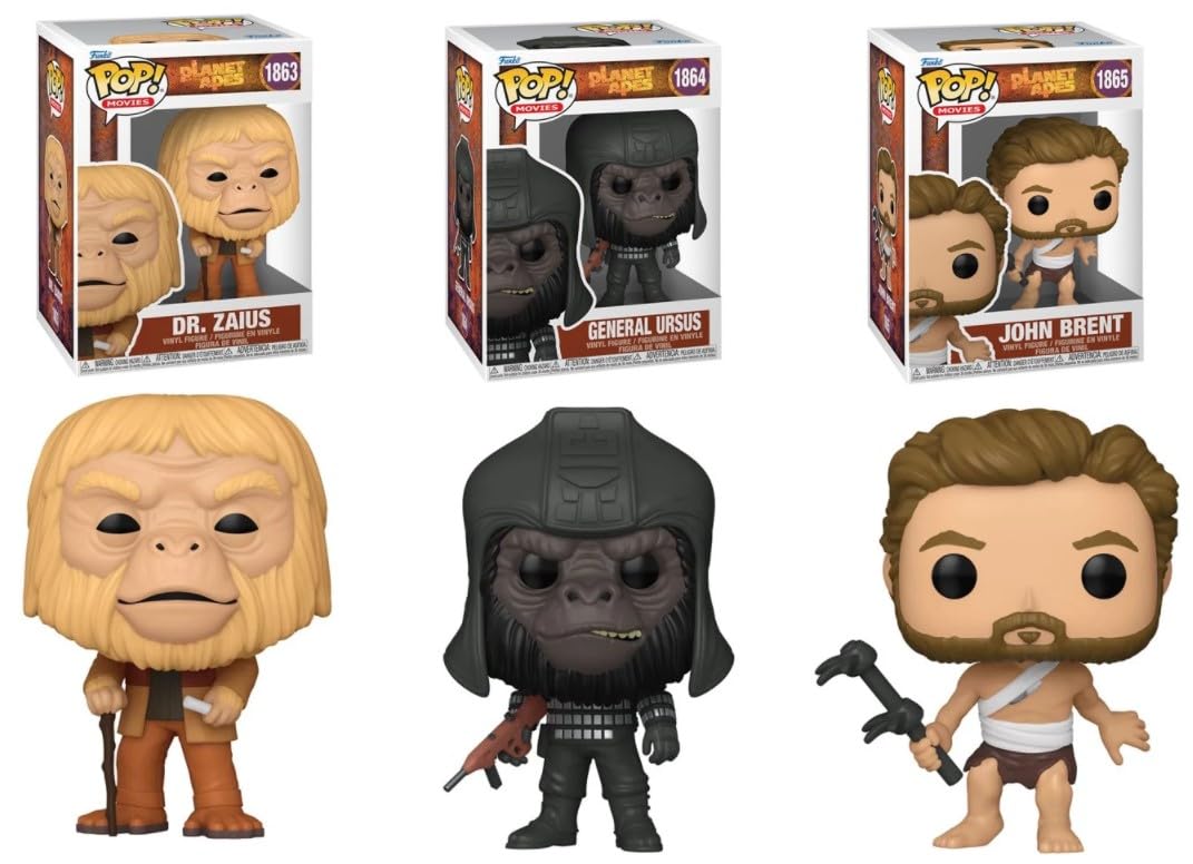 Funko Beneath the Planet of the Apes Pop! Movies Complete Set (3)