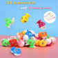 QuadPro Magnetic Fishing Games Set - Fun and Educational Fishing Toys for Toddlers and Kids, Includes 21 Fish, 4 Poles, Rotating Board, and On-Off