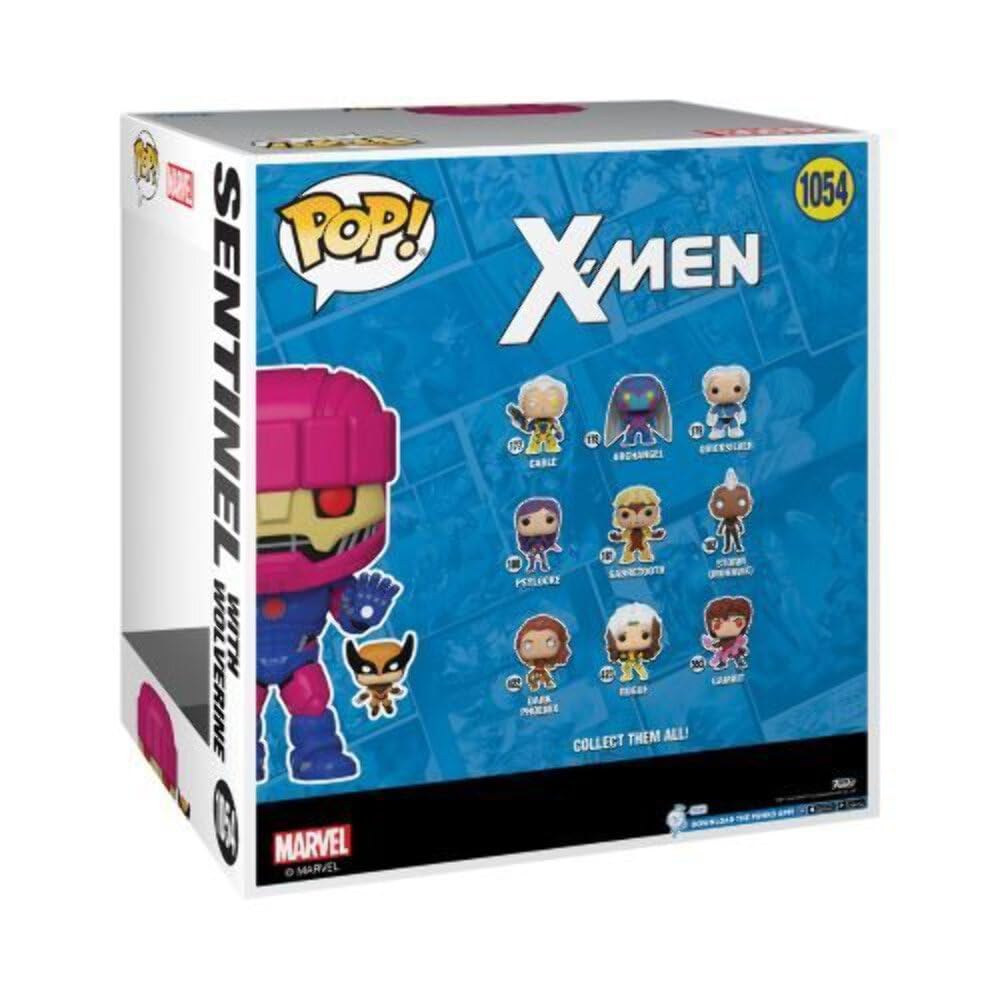 Funko Pop! Jumbo: X-Men Sentinel with Wolverine Previews Exclusive Vinyl Figure