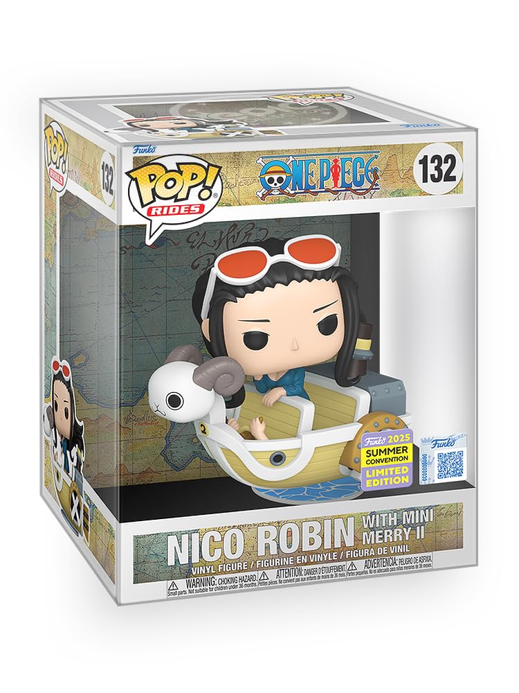 Funko Pop! Anime: One Piece - Nico Robin with Mini Merry II Vinyl Figure