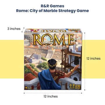 R&R Games Rome: City of Marble Game: A Strategic Tile-Laying Game for Family Night