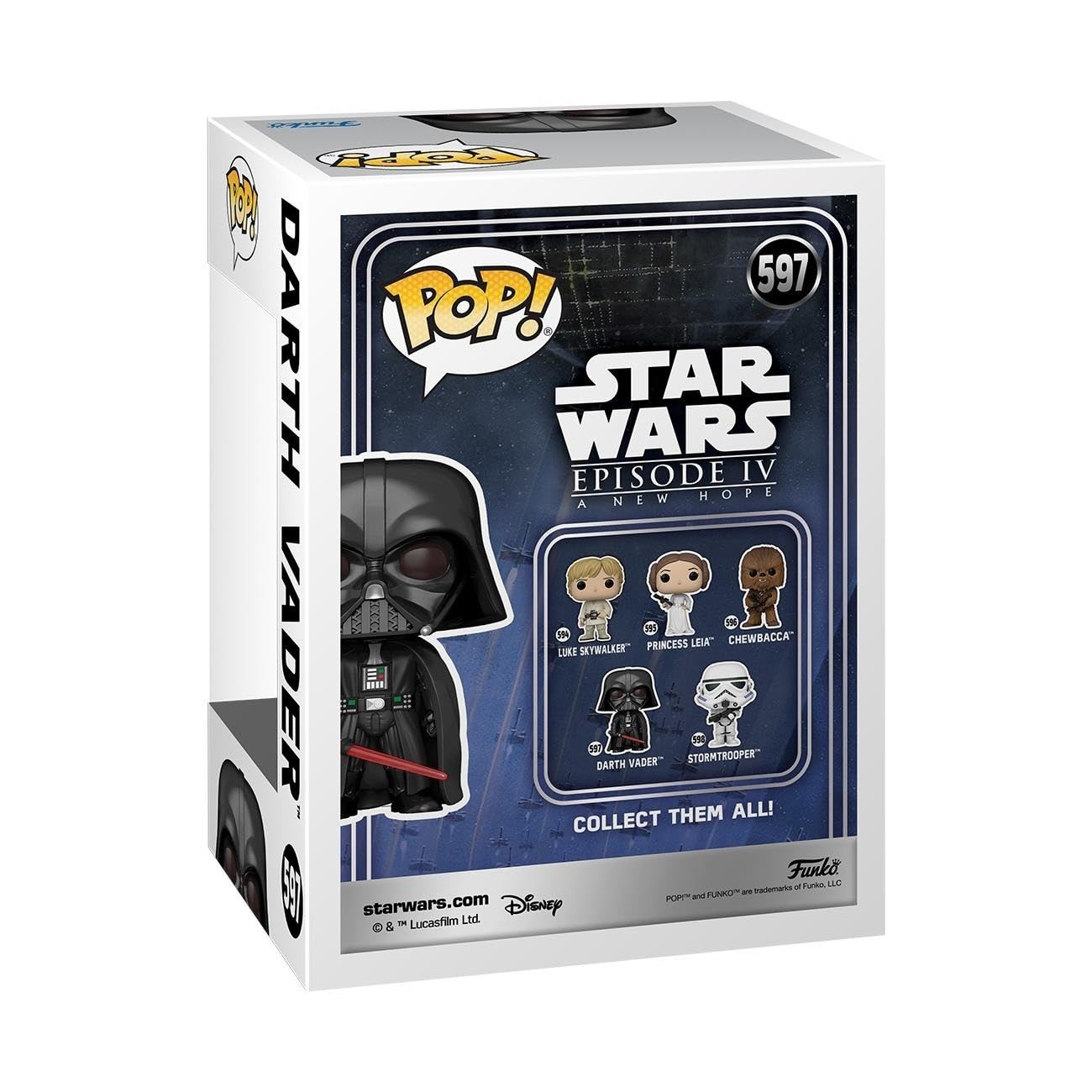 Funko Pop! Star Wars: New Classics - Darth Vader - Collectable Vinyl Figure - Gift Idea - Official Merchandise - Toys for Kids & Adults - Sci-Fi Fans