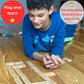 Extasticks Multiplication Domino Math Game | Wooden Educational Algebra Toy | Learning Times Tables Dominoes for Classroom, Homeschooling 3rd 4th