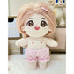 niannyyhouse 15cm 20cm Plush Doll Clothes Shorts Thickened Leggings Ribbed Socks Soft Stuffed Plush Toy Dress Up (a2, 20cm)