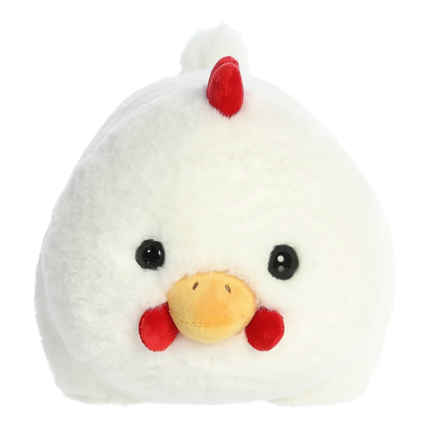 Aurora® Adorable Spudsters™ Claire Chicken™ Stuffed Animal - Round Shape Makes for Comforting Cuddles - Perfect for Kids All Ages and Animal Loving