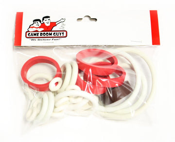 Game Room Guys Gottlieb King Rock Pinball White Rubber Ring Kit