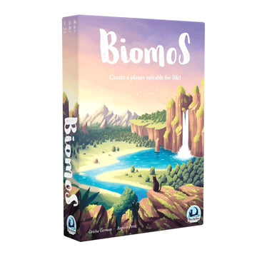 Biomos Board Game | Nature Strategy Game for Families and Solo Play | Build the Most Biodiverse Planet | 1-4 Players | Age 8+ | 20 Min