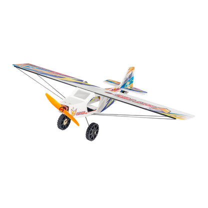 Quolefly DIY RC Model Airplane EA01 Kit-Fox, 570mm Wingspan Ultra-Light EPP Foam Plane for Adults & Hobbyists (KIT+Motor+ESC+Servos)