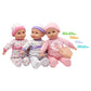 New Adventures Cuddle Kids 14" Lovable Talking Triplets Dolls - Each Doll Says 12 Phrases, Includes Large Blanket & 3 Bottles, Kids Pretend Play Ages