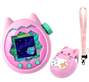 KOIZFF Silicone Cover for Tamagotchi Paradise,Silicone Cover Case for Tamagotchi Paradise Interactive Virtual Pet with Lanyard for Girl boy- Soft