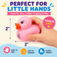 10 Pack: Numbers Counting Rubber Ducks Colorful Bath Toys - 1, 2, 3 Learn to Count Numeracy Early Learning Educational Bathtime Squeak Duckies Bathtub