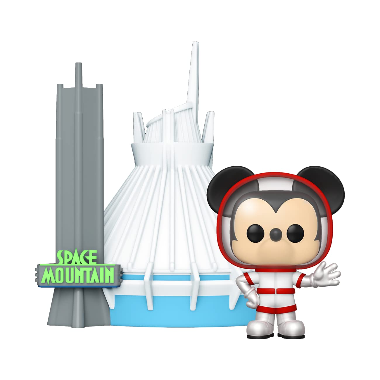 Funko Pop! Town: Walt Disney World 50th - Space Mountain and Mickey Mouse, Amazon Exclusive