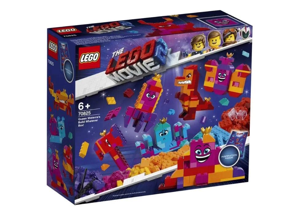 LEGO THE LEGO MOVIE 2 Queen Watevra’s Build Whatever Box! 70825 Pretend Play Toy and Creative Building Kit for Girls and Boys, 2019 (455 Pieces)