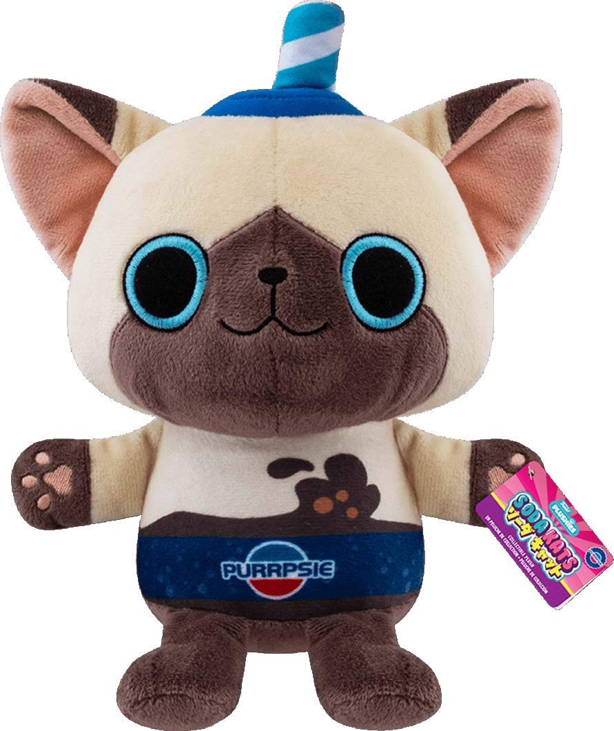 Funko Paka Paka Plush: Soda Kat - 7" Purpsie