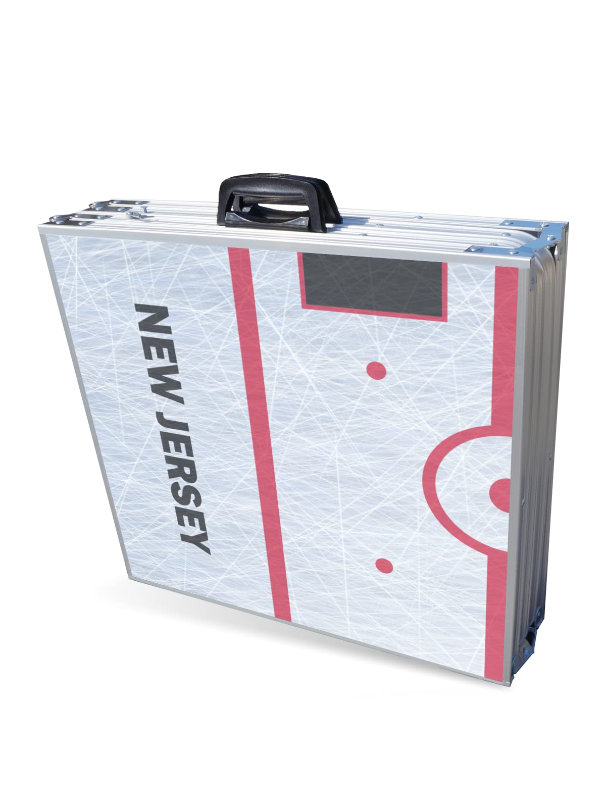 8-Foot Professional Beer Pong Table w/Cup Holes - New Jersey Hockey Rink