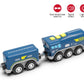 Z MAYABBO Battery Operated Locomotive Trains for Wooden Tracks, Powerful Engine Toy Train Vehicle for Railway Track, Science Fiction Train Car Series