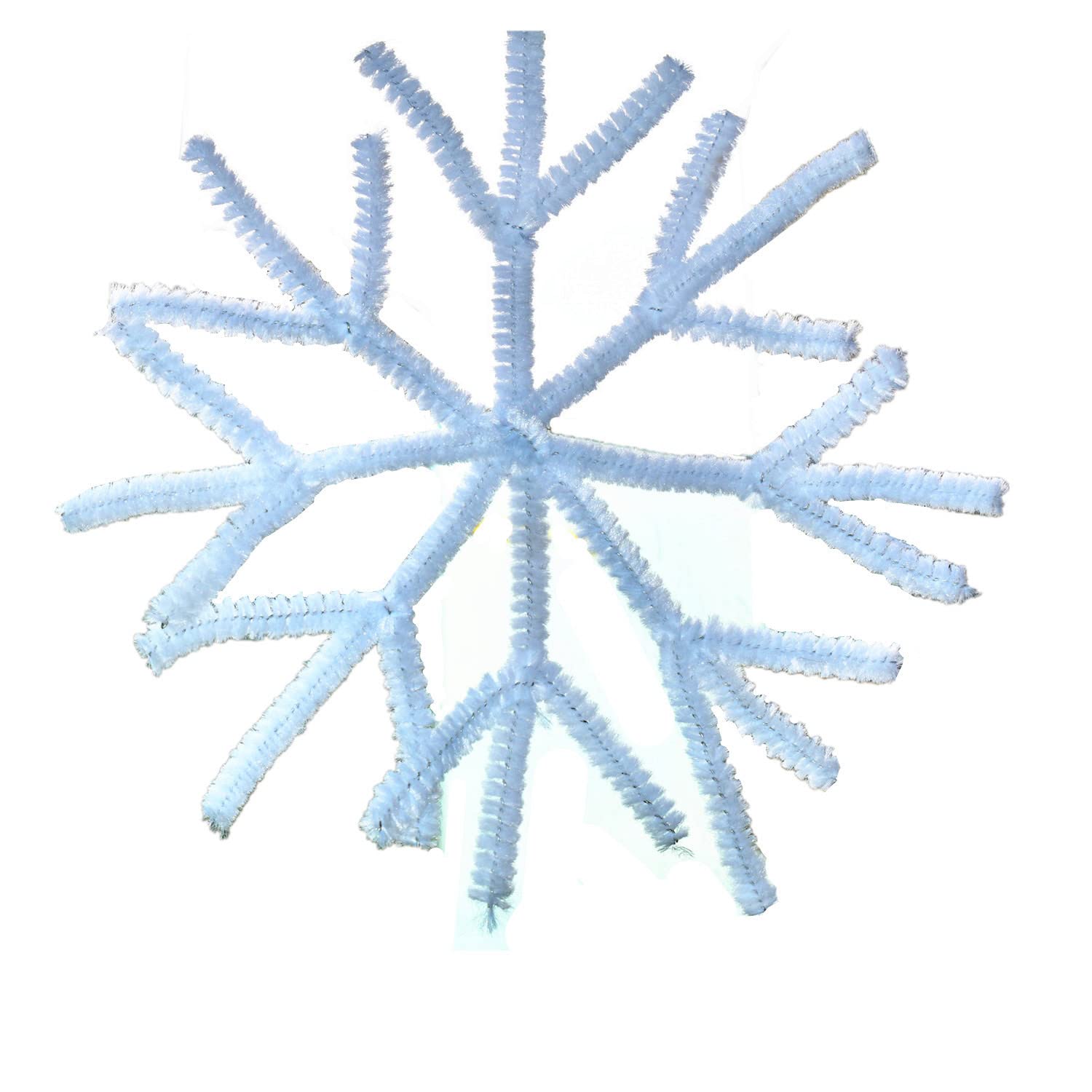 White Pipe Cleaners Chenille Stems 200 Pieces for DIY Art Craft Decorations Creative (0.24 x 12 Inch) 1