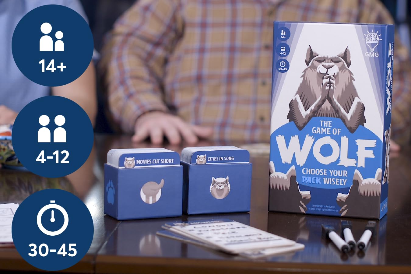 Gray Matters Games The Game of Wolf a Trivia Game for Friends, Families and Teens