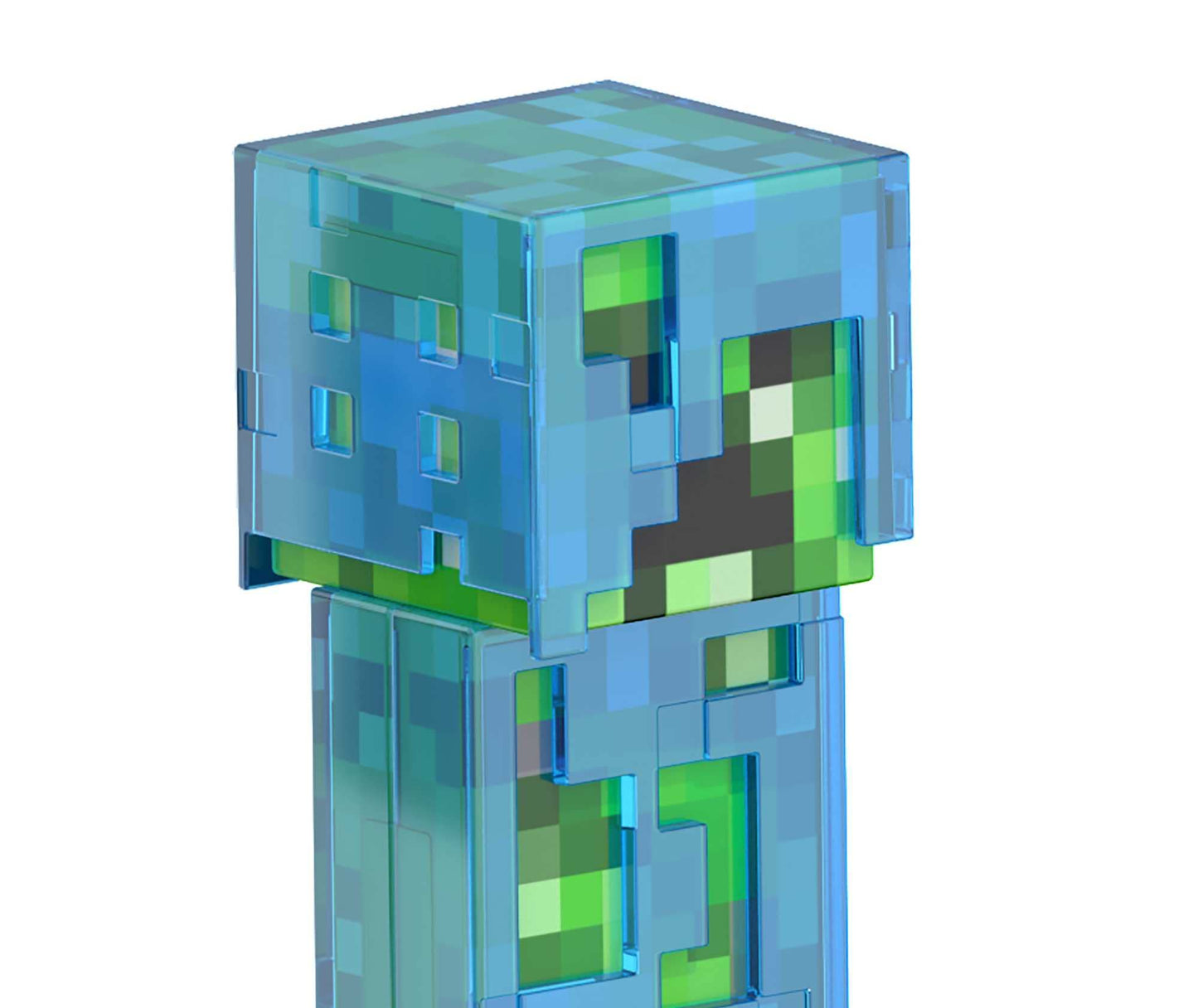 Mattel Minecraft Diamond Level Creeper Action Figure & Die-Cast Accessories, Collectible Toy Inspired by Video Game, 5.5-inch Scale