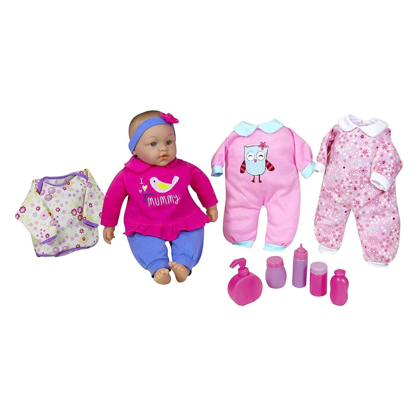 Lissi 15" Doll Set with Extra Clothes & Accessories Role Play Toy