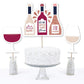 Big Dot of Happiness But First, Wine Tasting Party Centerpiece Sticks - Table Toppers - Set of 15