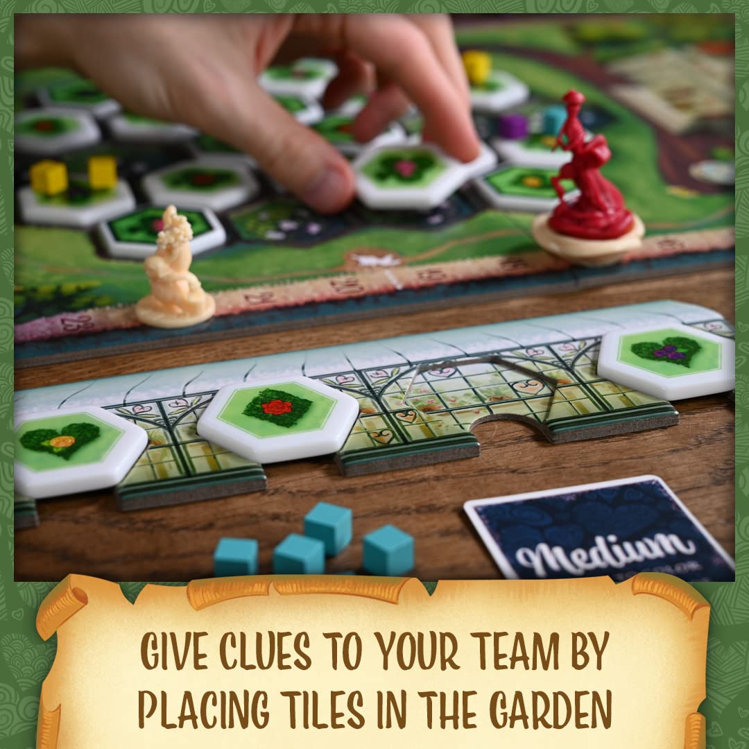 Paint the Roses Deluxe Board Game | Cooperative Alice in Wonderland Deduction Game | Includes Escape the Castle Expansion | 2-5 Players | Age 11+