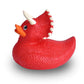 Wild Republic Rubber Duck Triceratops - 4"