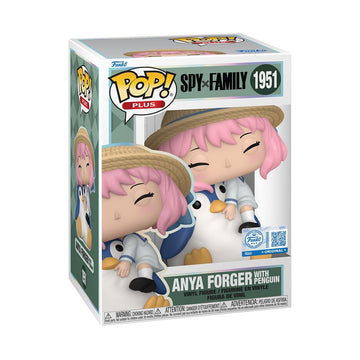 Funko Pop! Plus: SPY x Family - Anya Forger with Penguin - Amazon Exclusive - Collectable Vinyl Figure - Gift Idea - Official Merchandise - Toys for