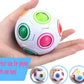 Magic Rainbow Ball Puzzle Fidget Stress Relief Ball Brain Teasers Games 12Holes