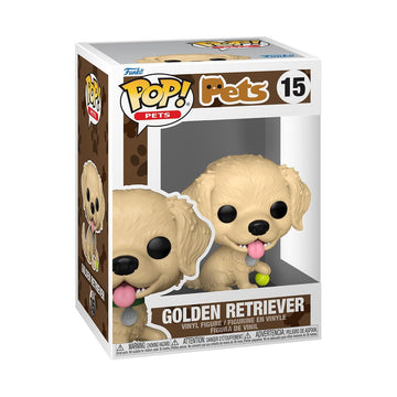 Funko Pop! Pets: Golden Retriever - Collectable Vinyl Figure - Gift Idea - Official Merchandise - Toys for Kids & Adults - Owned IP Fans - Model