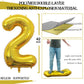 GOER 42 Inch 2026 Gold Foil Number Balloons for 2026 New Year Eve Festival Party Supplies Graduation Decorations