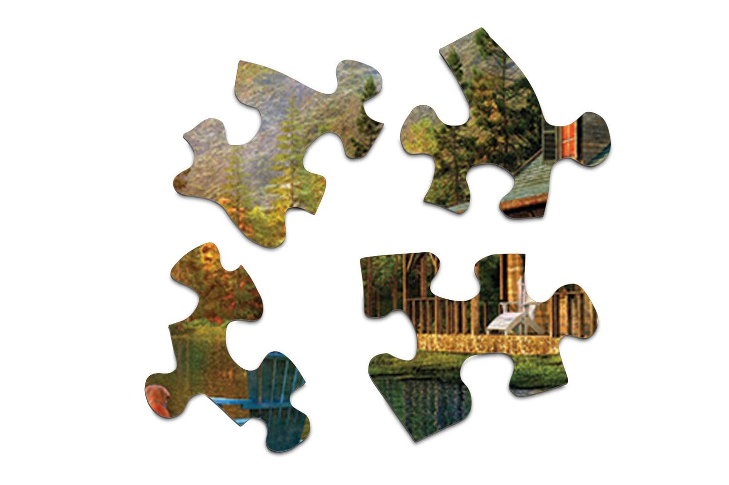 Springbok Cabin Evening Sunset 1000 Piece Jigsaw Puzzle for Adults