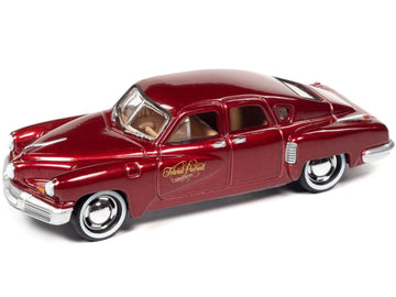 1948 Tucker Torpedo Red Maroon Metallic Tucker The Man & His Dream 1988 w/Poker Chip Collector Token & Game Card Trivial Pursuit Pop Culture Series 3