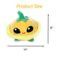 Suyudian 3 PCS PVZ Plant and Zombies Plush Plants Sets 1 2 Stuffed Soft Toys Orange Bean, Yellow Flying PVZ Figure Doll, Great Gifts for Boys