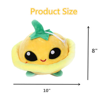 Suyudian 3 PCS PVZ Plant and Zombies Plush Plants Sets 1 2 Stuffed Soft Toys Orange Bean, Yellow Flying PVZ Figure Doll, Great Gifts for Boys