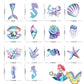 30 Pcs Mermaid Hanging Swirl - Mermaid Party Decorations, Mermaids Parties Supplies for Girls, Ocean Ceiling Streamers for Mermaids Party Favors, Baby