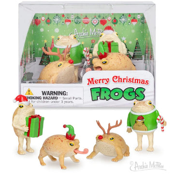 Archie McPhee Merry Christmas Frogs