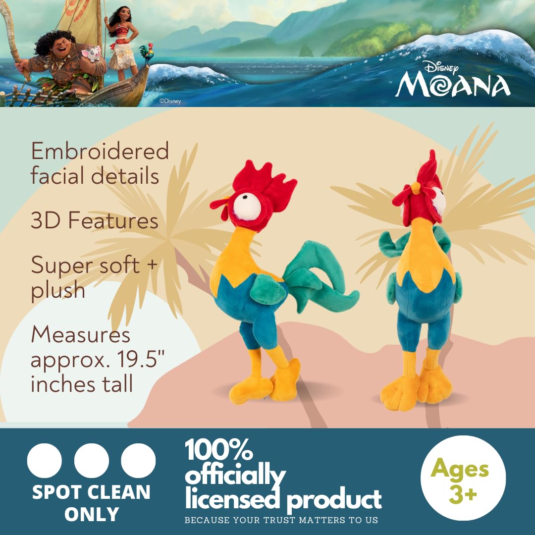 Disney Princess Moana HEI HEI Bedding Super Soft Plush Cuddle Pillow Buddy, (Officially Licensed Product) By Franco