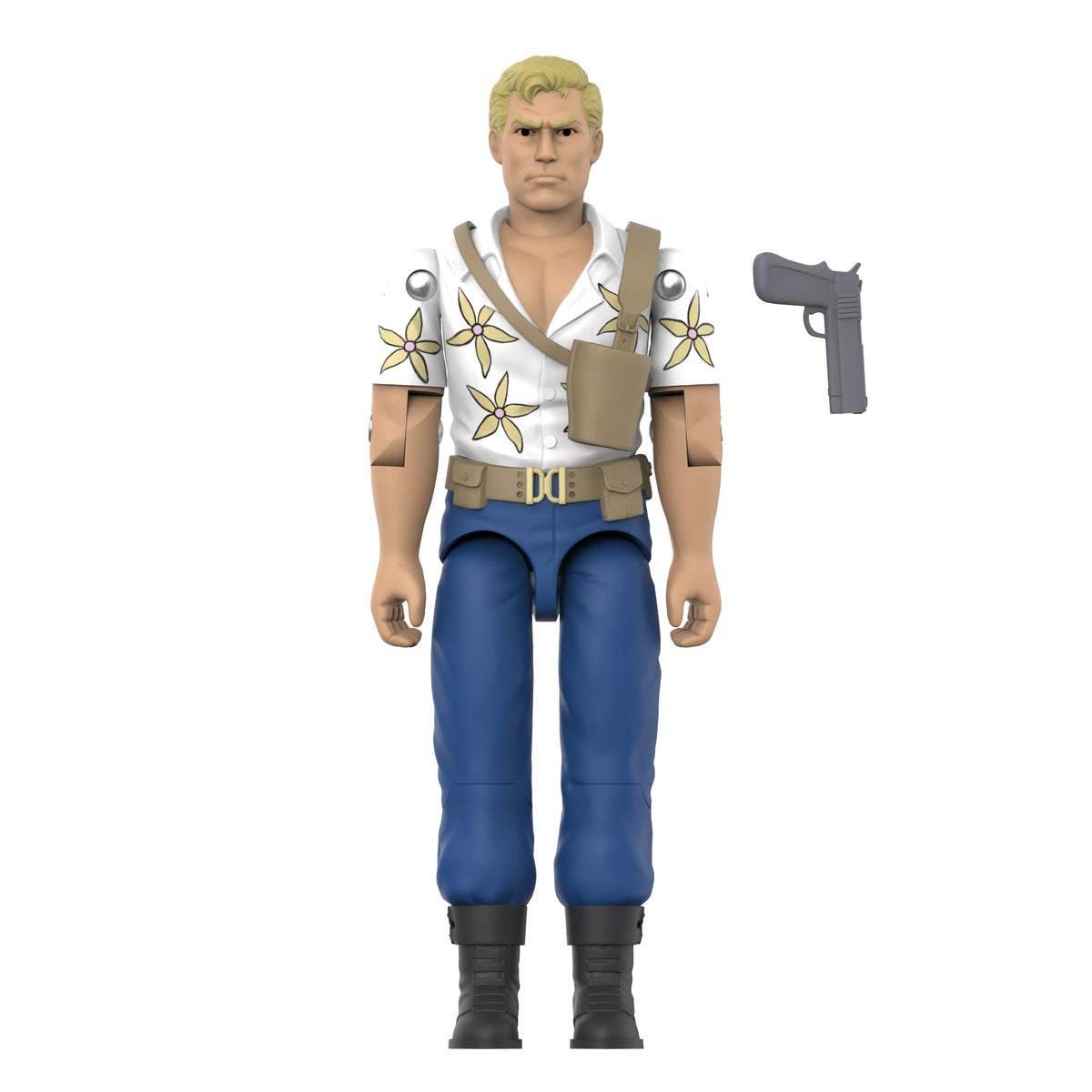 Super7 Reaction+ G.I. Joe Chuckles (Movie) - 4" G.I. Joe Action Figure with Accessories - Classic Cartoon Collectibles and Retro Toys