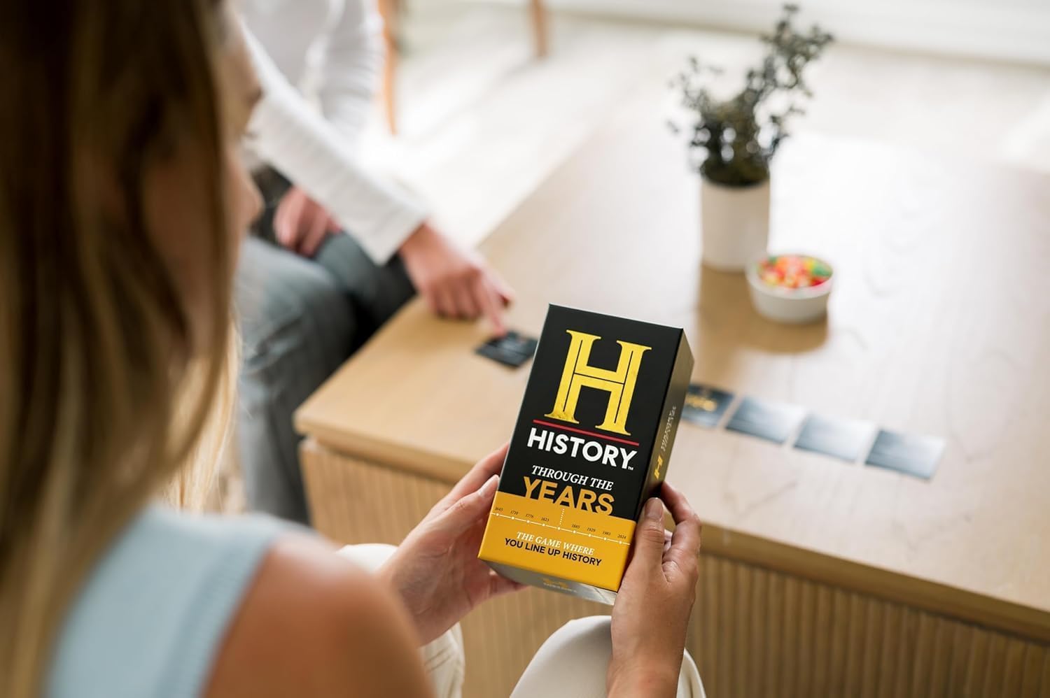 HISTORY Channel Through The Years - General Knowledge Super Trivia Chronology Timeline, Party Card Game for Adults, Family, Tweens & Teens in