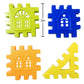 RAINBOW TOYFROG Waffle Blocks STEM Building Toys for Kids Ages 4-8, Large Kids Building Blocks with Toy Storage Container - Kindergarten Toys